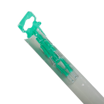 Порог-угол внешний 24х18х900 мм Лука ПУ 03, серебро люкс