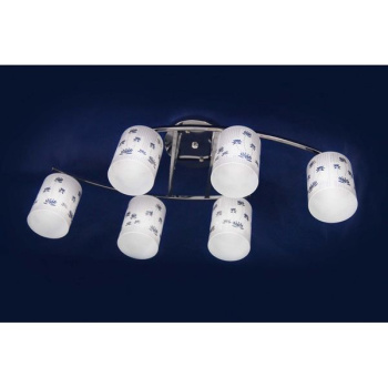 Люстра K1687/6  Мираж  6*60W E27 (h=280, w=300, l=660) S=24м2 VERNER LIGHTING *1