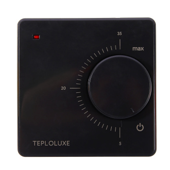 Терморегулятор Теплолюкс LC 001, механический, черный Терморегулятор Теплолюкс LC 001, механический, черный