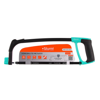 Ножовка по металлу 300мм с обрезин.ручкой, усил.рама, доп.упор STURM (арт.1061-05-300) *1/6/36 Ножовка по металлу 300мм с обрезин.ручкой, усил.рама, доп.упор STURM (арт.1061-05-300) *1/6/36