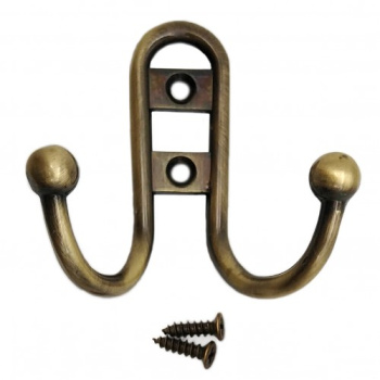 Крючок мебельный БРОНЗА 208 В Соллер *10/50