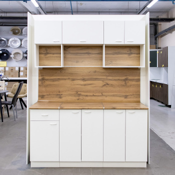 Шкаф напольный 400х850х480 мм BROZEX-WOOD Liberty, с ящиком, белый