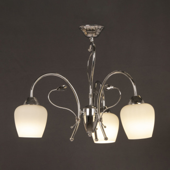 Люстра Verner Lighting N0309/3, 60 Вт, E27, 3 ламп, хром Люстра Verner Lighting N0309/3, 60 Вт, E27, 3 ламп, хром