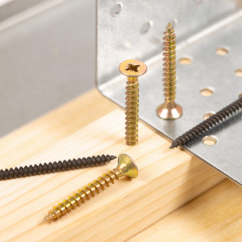 Шурупы жёлтые BROZEX пакет 5*40 (20шт) *10/100