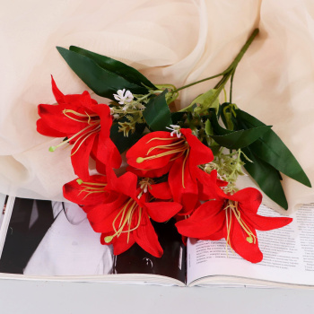 Букет «Лилия галант», 8×33 см, МИКС