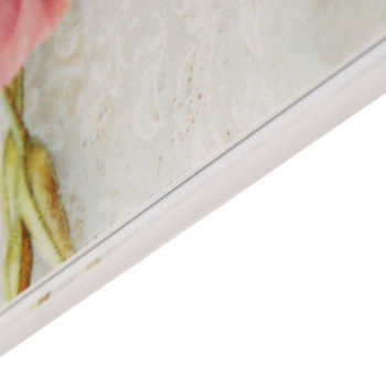 Панель ПВХ 2700х250 мм КронаПласт UNIQUE, эста с глиттером серебро, 0.675 м²