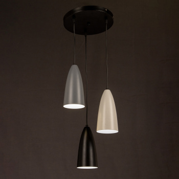 Люстра Verner Lighting N3399/3H, 40 Вт, E27, 3 лампы, черный Люстра Verner Lighting N3399/3H, 40 Вт, E27, 3 лампы, черный