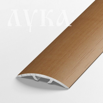 Порог-стык одноуровневый 30х1800 мм Лука ЛС 04-2, скрытый крепеж, бук
