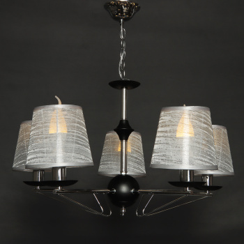 Люстра Verner Lighting C0663/5, 40 Вт, E14, 5 ламп, хром Люстра Verner Lighting C0663/5, 40 Вт, E14, 5 ламп, хром