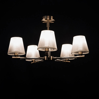Люстра Illumico IL9395-5PSQ-19, E14, 5 ламп, цвет античная бронза
