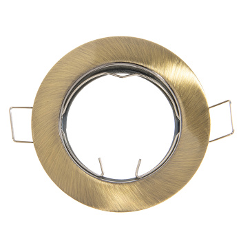 Светильник встраиваемый MR16 DL100 GU5.3 Ecola литой Черненая Бронза 24x75 FA1601EFF *10/100