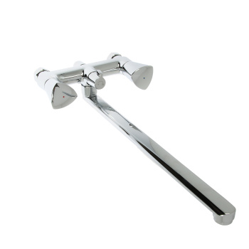 Смеситель для ванны IDDIS Bounce, длинный излив, двухвентильный