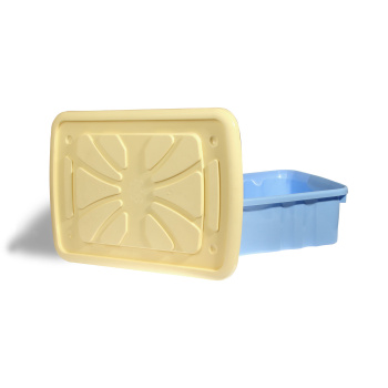 Контейнер д/хранения пластм.Детский на колесиках 600х400мм, выс.170мм арт.300 ("Полимербыт") *1/6