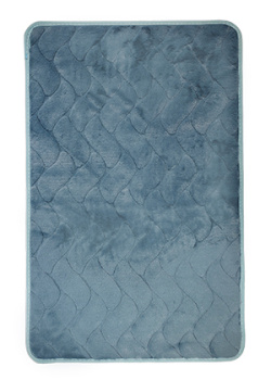 Коврик д/ванной Aquadomer  "Marina" (50см х 80см) Синий АМ001  *1/50