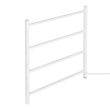 Полотенцесушитель электрический лесенка "Электра" 500х600 сталь 4 полки белый ТЭРА *1