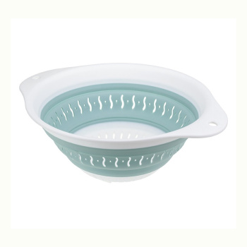 Дуршлаг пластм. СКЛАДНОЙ "Флекс" d240мм с 2-я бок.ручками М1128 ("М-Пластика") *1/20