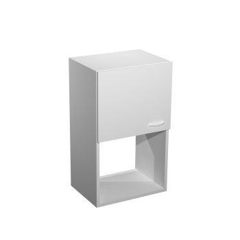 Шкаф навесной 400х676х290 мм BROZEX-WOOD Liberty, с дверцей, белый