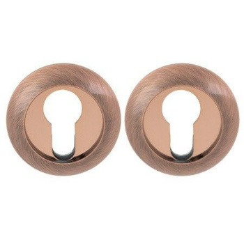 яяяНакладка Avers п/цилиндр DP-C-12-AC медь (комплект 2шт.) *1/12/90