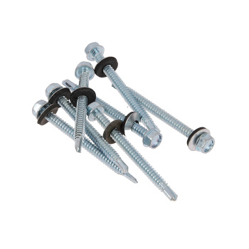 Саморезы кровельные BROZEX 6,3*76 цинк (10кг) промтара *10