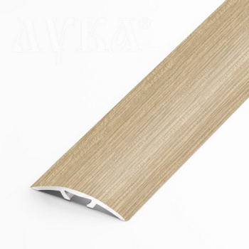 Порог-стык одноуровневый 30х900 мм Лука ЛС 04-2, скрытый крепеж, дуб небраска