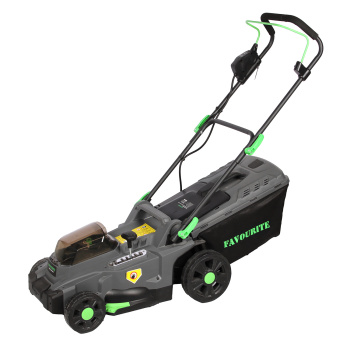 Газонокосилка аккумуляторная 21В+21В шир/выс скаш 37см/25-75мм травосборник 35л OBS 21W FAVOURITE *1