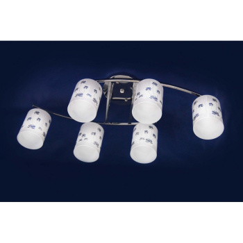 Люстра K1687/6  Мираж  6*60W E27 (h=280, w=300, l=660) S=24м2 VERNER LIGHTING *1