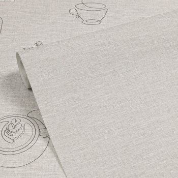 Обои флиз Ateliero Cafe фон (сер.) 589708  1.06*10м *6