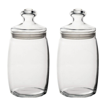 Набор банок для продуктов стекло "Чешни" 2шт х 1,1л  97425 "Pasabahce" *1/6