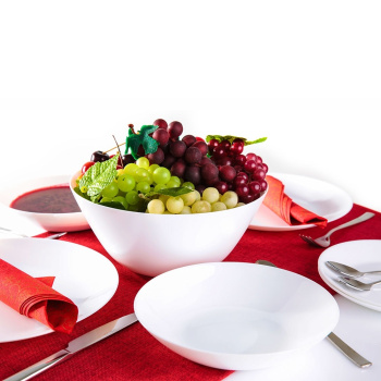 Тарелка стекло Luminarc "Arcоpal Zelie" мелк. d18см Белый L4120/V3731 *24