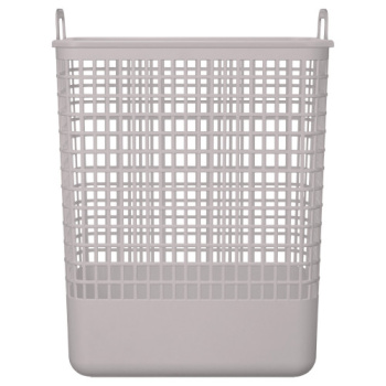 Корзина для белья пластм. 35л "Kobo" 500х380х262мм Св-беж арт.435220834 ("Бытпласт") *1/7