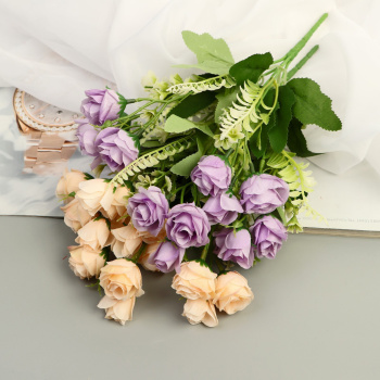 Букет "Бутоны розы" 4х29 см, микс  9789655