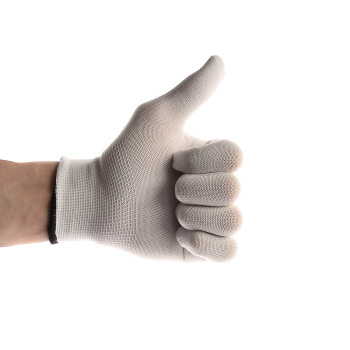 Перчатки рабочие полиэстер, белые, р-р 9(L) PR-BP021 "Fiberon" *12/300