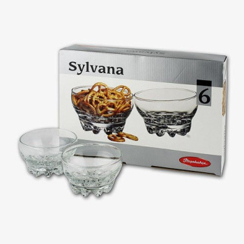яяяНабор салатников стекло Pasabahce "Сильвана" 6шт 100мл d10,2см 43258 (г. Бор) *1/8