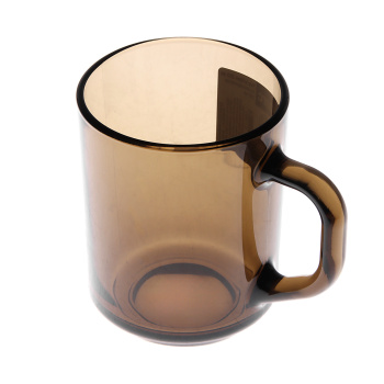 Кружка стекло 250мл "Marli Eclipse" Прозрачно-коричневый H9184 "Luminarc" *6/36