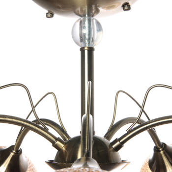 Люстра Verner Lighting N3460/5, 40 Вт, E27, 5 ламп, античная бронза Люстра Verner Lighting N3460/5, 40 Вт, E27, 5 ламп, античная бронза