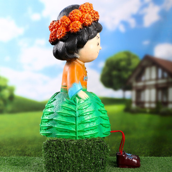 Садовая фигура "Гном бархатцы" 22х23х40см 10349486