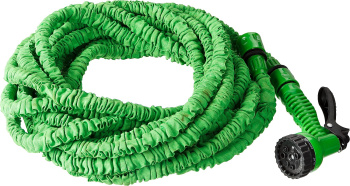 Шланг поливочный саморастяг 5-15м, с распылителем "Росток" *1
