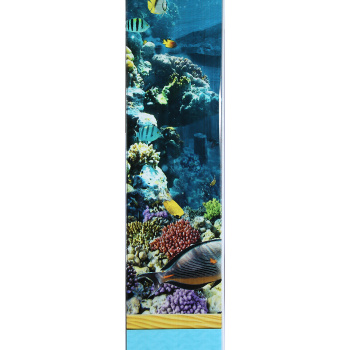Панель ПВХ 2700х250 мм КронаПласт UNIQUE, подводный мир декор, 0.675 м²