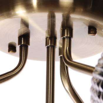 Люстра N5121/4 АВ Е27 4*40Вт ( h=325; d=560) VERNER LIGHTING *1