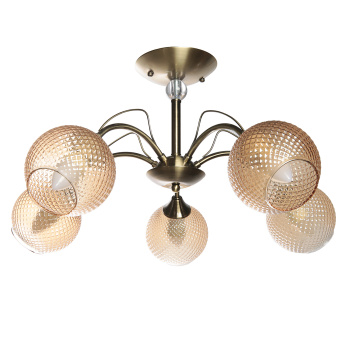 Люстра Verner Lighting N3460/5, 40 Вт, E27, 5 ламп, античная бронза Люстра Verner Lighting N3460/5, 40 Вт, E27, 5 ламп, античная бронза