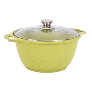Кастрюля алюм. литая а/приг. Kukmara "Trendy style" Lime 3,0л Ст.кр. к31tsl *1/3