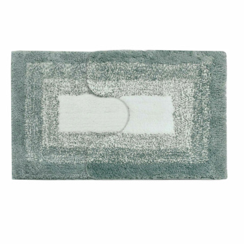 Коврик д/ванной Delphinium "Азалия" Комплект:(50см х 80см)+д/туалета Зеленый микрофибра 103378 *1/30