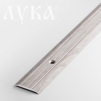 Порог-стык УЗКИЙ ПС 01 900мм 106 ясень белый (25*3мм) Лука *1/6/72