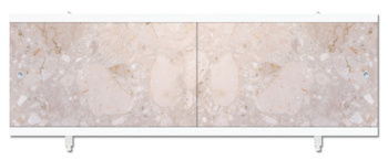 Экран под ванну "Ультра легкий" Камень коричневый 1,68м *2