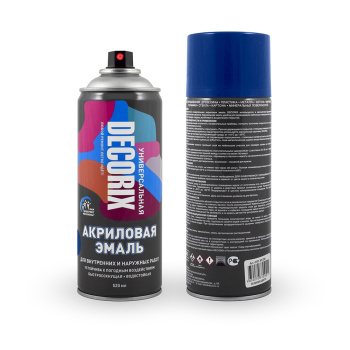 Эмаль-аэрозоль берлинская глазурь 520 мл DECORIX (NO.21) *1/12 Эмаль-аэрозоль берлинская глазурь 520 мл DECORIX (NO.21) *1/12