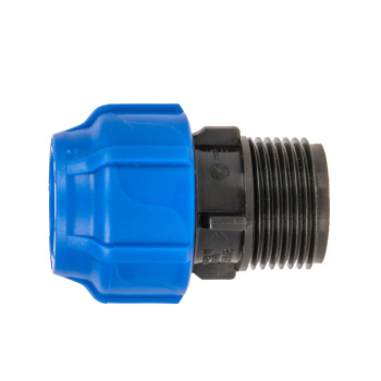 Муфта ПНД компрессия Ø 25х1" наруж. резьба *1/70