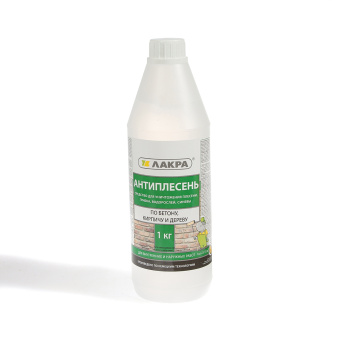 Антиплесень по бетону, кирпичу и дереву 1 кг Лакра *1/12/432 Антиплесень по бетону, кирпичу и дереву 1 кг Лакра *1/12/432