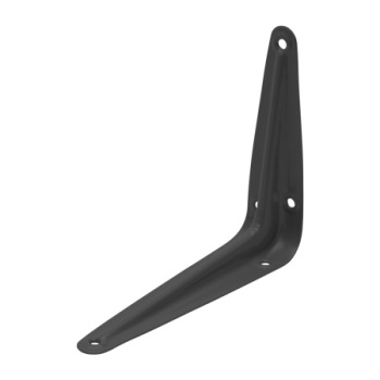 Уголок д/полок 175*150 черный Апекс *20/240