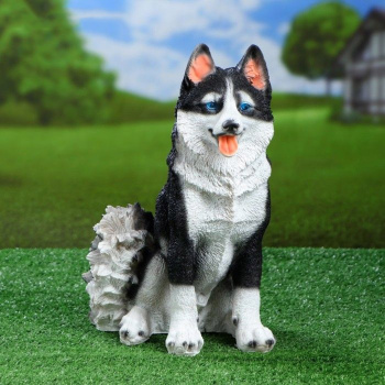 Садовая фигура "Собака Хаски" 27х20х37см 4803560