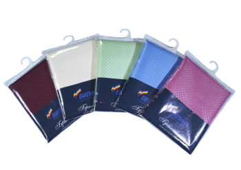 Штора для ванной V-line Бриллиант, 180х180 см, полиэстер, голубой